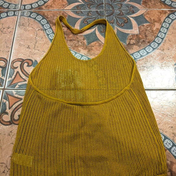 MOTF green halter top - Picture 2 of 5